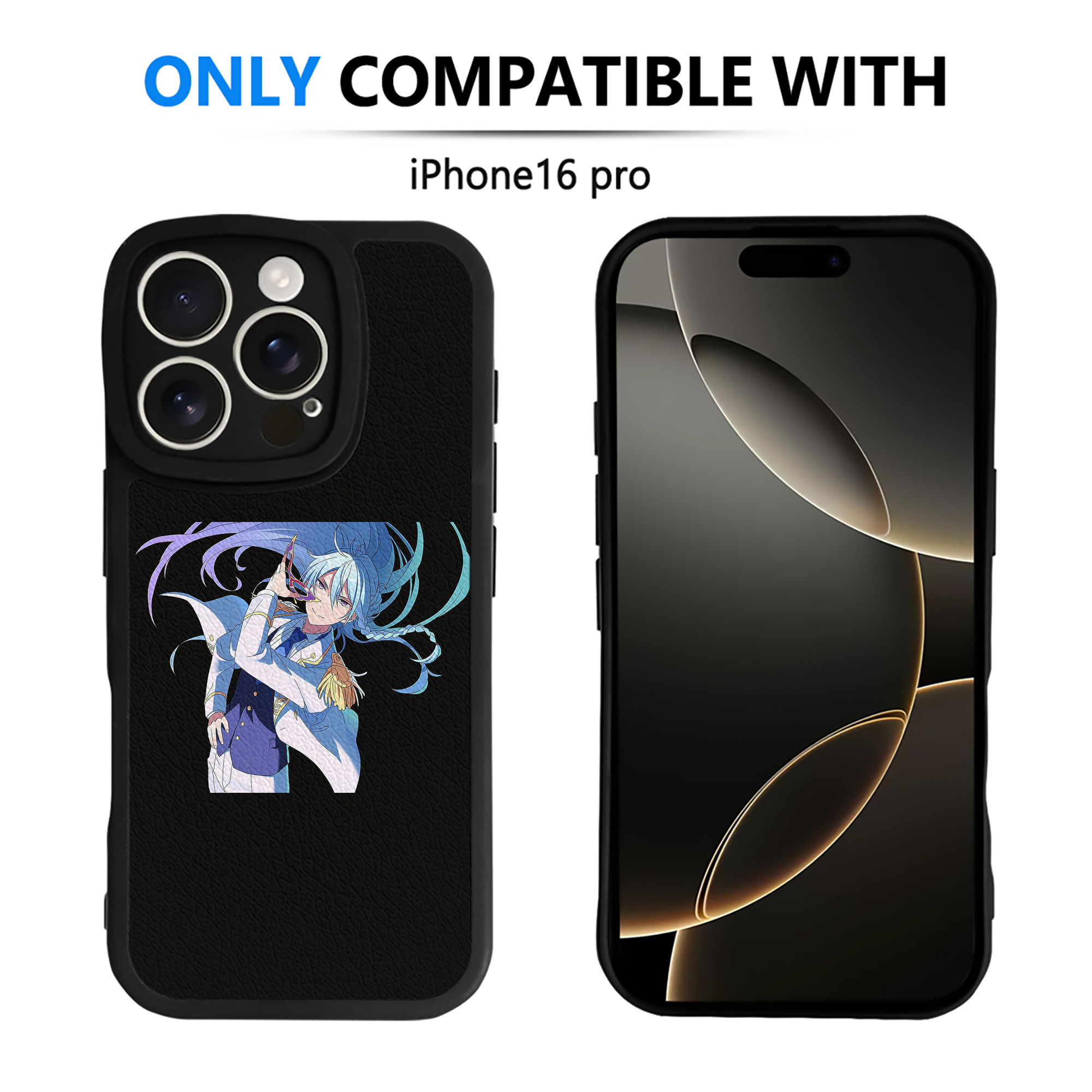 （画像用） あんさんぶるスターズ! Ensemble Stars 【iPhone 16シリーズ対応】シリコンスマホケース（レザー調） 材質：シリコン